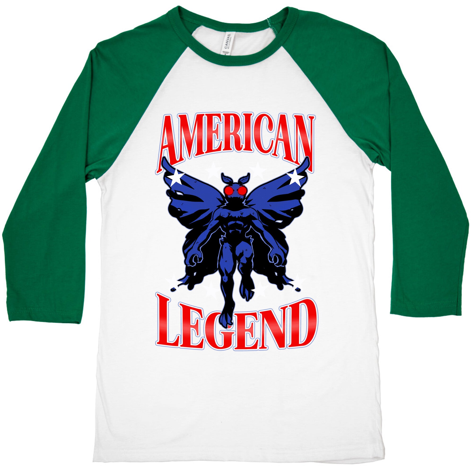 Mothman: an American Legend Baseball Tee